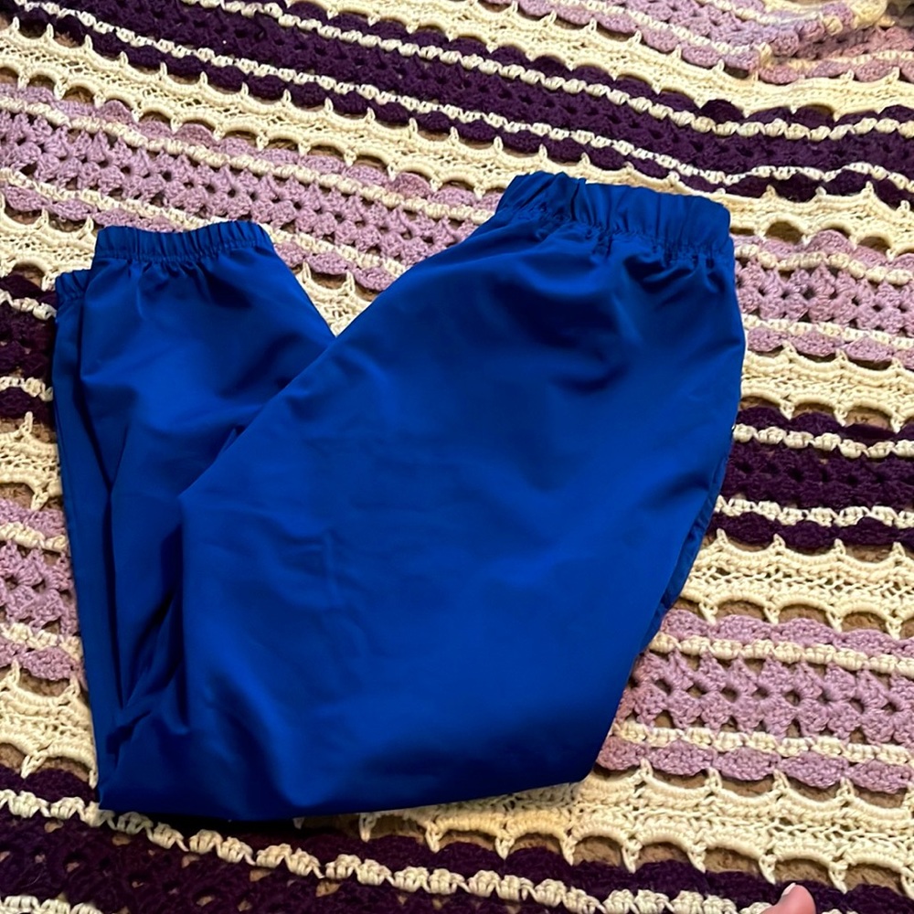 Royal blue jogger scrubs